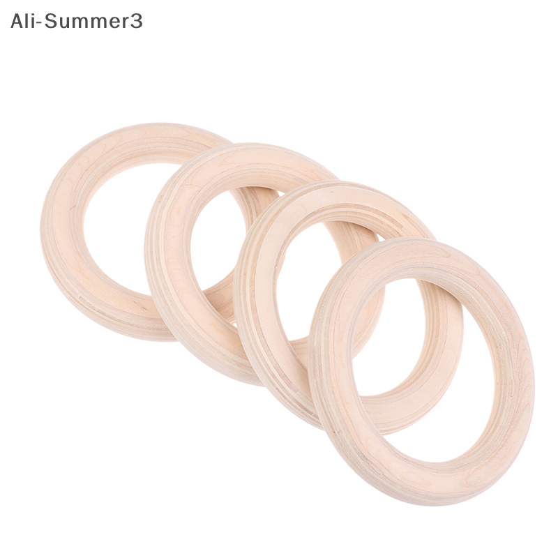 Gymnastic Ring Wood - 2 szt./para Drewniane Pierścienie Gimnastyczne Przenośne