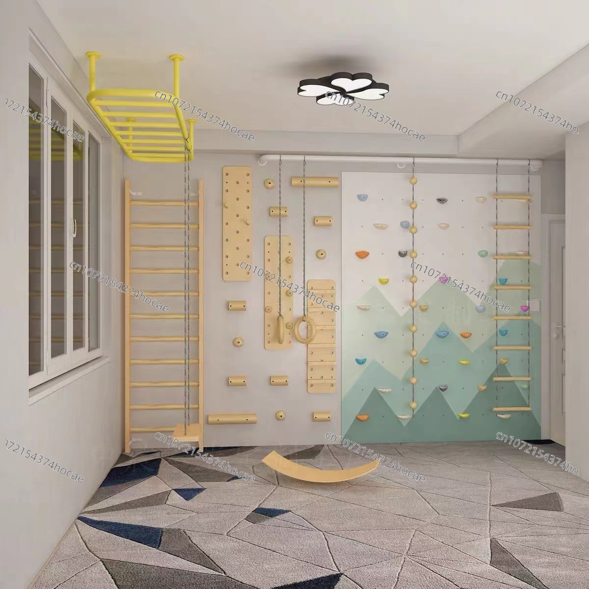 Drewniany zestaw do wspinaczki – Gymnastic Ring Wood recenzja i cena