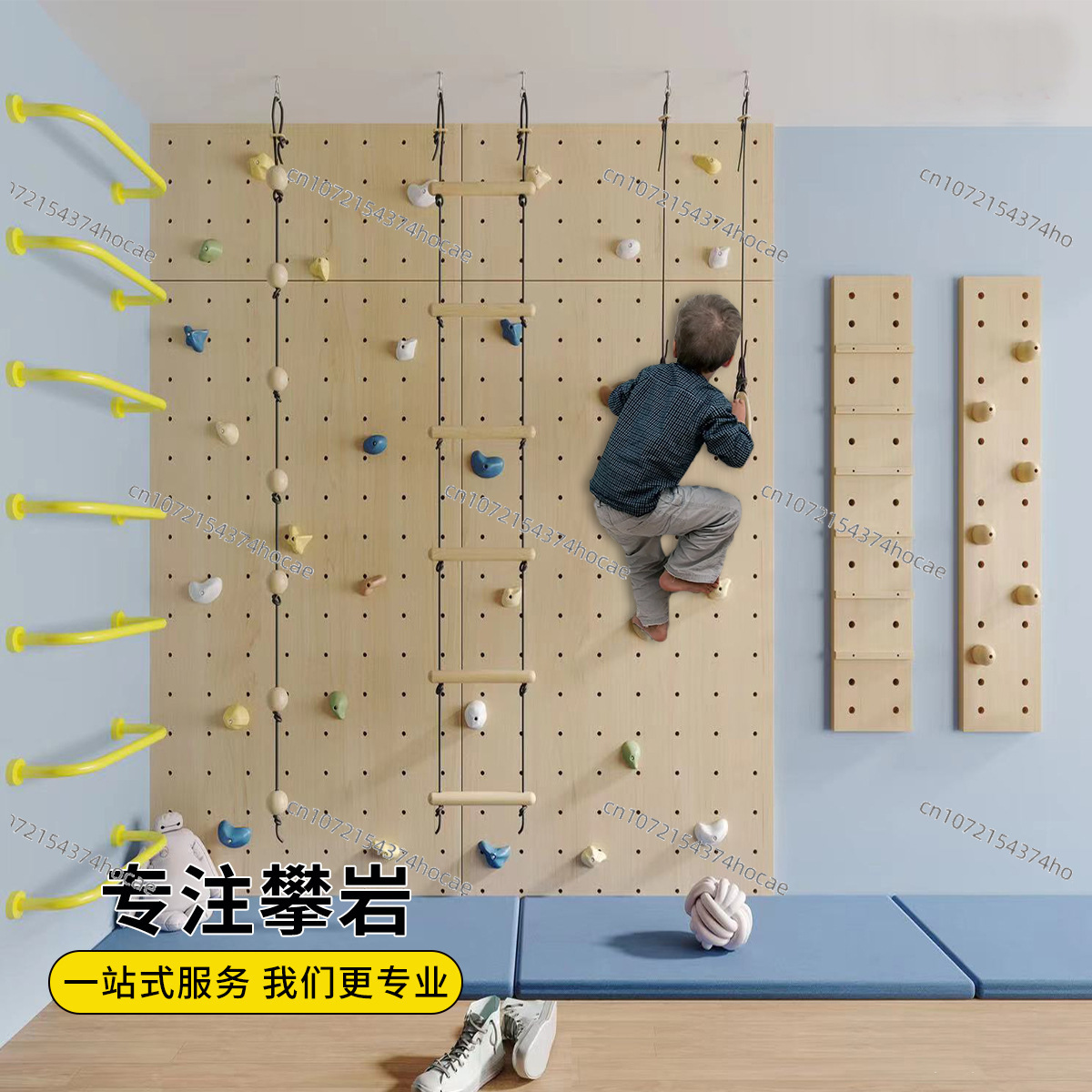Drewniany zestaw do wspinaczki – Gymnastic Ring Wood recenzja i cena