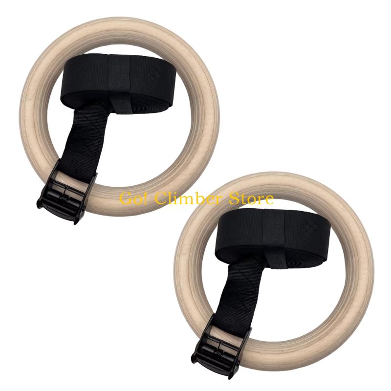 Q84C Regulowane drewniane kółk – Gymnastic Ring Wood recenzja i cena